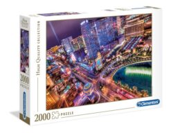 Explore the best puzzle in our collection Clementoni Adult Night View Of Las Vegas 2000 Pieces Puzzle, Multi Colour, 325559, 6800000261, 8″ (8005125325559)