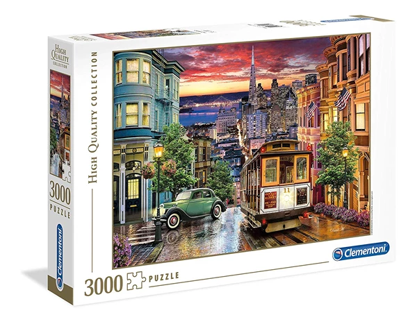 Explore the best puzzle in our collection Clementoni Puzlle Hqc San Francisco 3000 Pieces, Multicolor, 6800000266, 33547 (8005125335473)