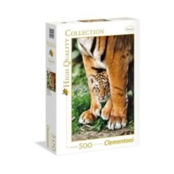 Explore the best puzzle in our collection Clementoni – 35046 – Collection Puzzle for Adults and Children- Bengal Tiger Cub between Its mother’s legs – 500 Pieces (8005125350469)