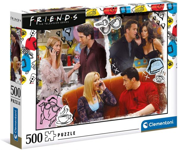 Explore the best puzzle in our collection Clementoni 35090, Friends Puzzle for Children and Adults – 500 Pieces, Ages 10 Years Plus (8005125350902)