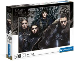 Explore the best puzzle in our collection Clementoni 35091 Game of Thrones Puzzle for Children and Adults-500 Pieces, Ages 10 Years Plus, Multi Coloured (8005125350919)