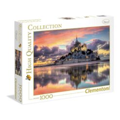 Explore the best puzzle in our collection Clementoni 39367.1 Clementoni-39367-High Quality Collection-Le Magnifique Mont Saint-Michel-1000 Pieces, Multi-Colour (8005125393671)