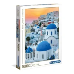 Explore the best puzzle in our collection Clementoni Adult Puzzle Santorini, Multi-Colour, 1000 Pieces (8005125394807)