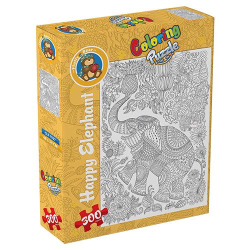 Explore the best puzzle in our collection Elephant – Coloring Puzzle (6223006021921)