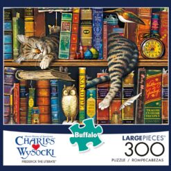 Explore the best puzzle in our collection Buffalo Games – Charles Wysocki – Frederick the Literate – 300 LARGE Piece Jigsaw Puzzle (79346026463)