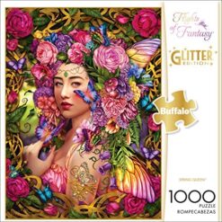 Explore the best puzzle in our collection Buffalo Games – Flights of Fantasy – Spring Queen – 1000 Piece Jigsaw Puzzle, Pink (79346121144)