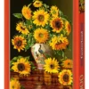 Explore the best puzzle in our collection CASTORLAND 1000 Piece Jigsaw Puzzle, Sunflowers in a Peacock Vase, Christopher Pierce, Flower and Plants Puzzle, Painting Puzzle, Adult Puzzle, Castorland C-103843-2 (103843)