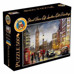 Explore the best puzzle in our collection Street View Of London – Oil Painting (6223006022065)