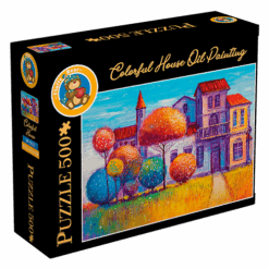 Explore the best puzzle in our collection Colorful House – Oil Painting (6223006023246)