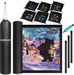 Explore the best puzzle in our collection Lavievert Jigsaw Puzzle Mat Roll Up with 6 Sorting Trays, Portable Puzzle Storage Puzzle Saver with Drawstring Closure Storage Bag & Hand Pump for Games Up to 2000 Pieces (B0B56DTJL5)
