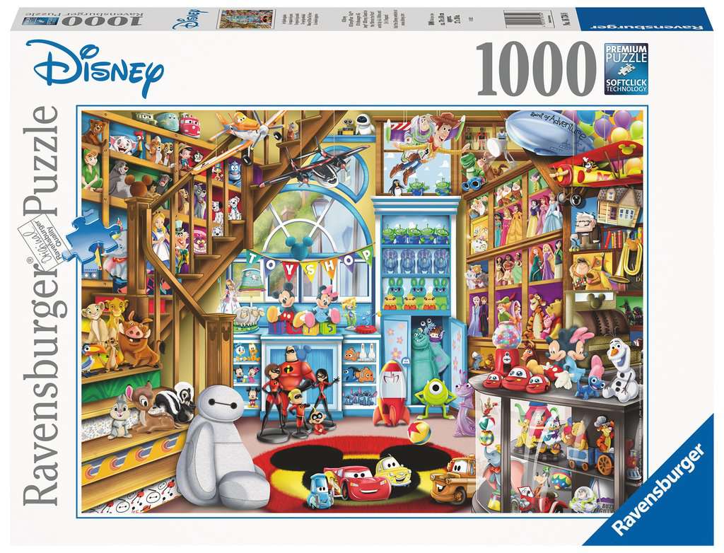 Explore the best puzzle in our collection Ravensburger Disney Pixar Toy Store 1000 Piece Jigsaw Puzzle (4005556167340)