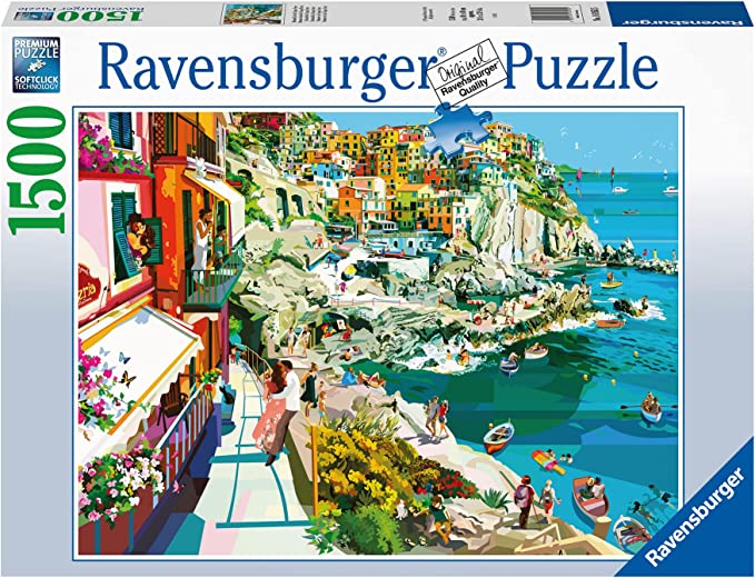 Explore the best puzzle in our collection Ravensburger Romance in Cinque Terre 1500 Piece Jigsaw Puzzle (4005556169535)