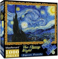Explore the best puzzle in our collection MaxRenard Starry Night Puzzle 1000 Pieces Van Gogh (34244261)