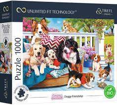 Explore the best puzzle in our collection Trefl Prime Puzzle – Doggy Love 1000 piece jigsaw puzzle (5900511106985)
