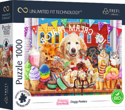 Explore the best puzzle in our collection Trefl Prime Puzzle – Doggy Peekers 1000 piece jigsaw puzzle (5900511106992)