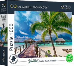 Explore the best puzzle in our collection Trefl Prime Puzzle – Paradise Beach – Bora-Bora 1000 piece (5900511107043)