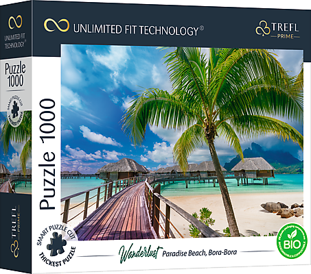 Explore the best puzzle in our collection Trefl Prime Puzzle – Paradise Beach – Bora-Bora 1000 piece (5900511107043)