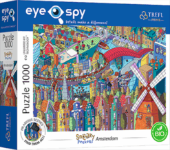 Explore the best puzzle in our collection Puzzle 1000 elementów. Eye-Spy. Imaginary Cities: Amsterdam, The Netherlands (5900511107104)