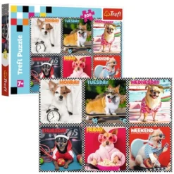 Explore the best puzzle in our collection Trefl Cheerful Dogs –  Puzzle 200 pieces (5900511132793)