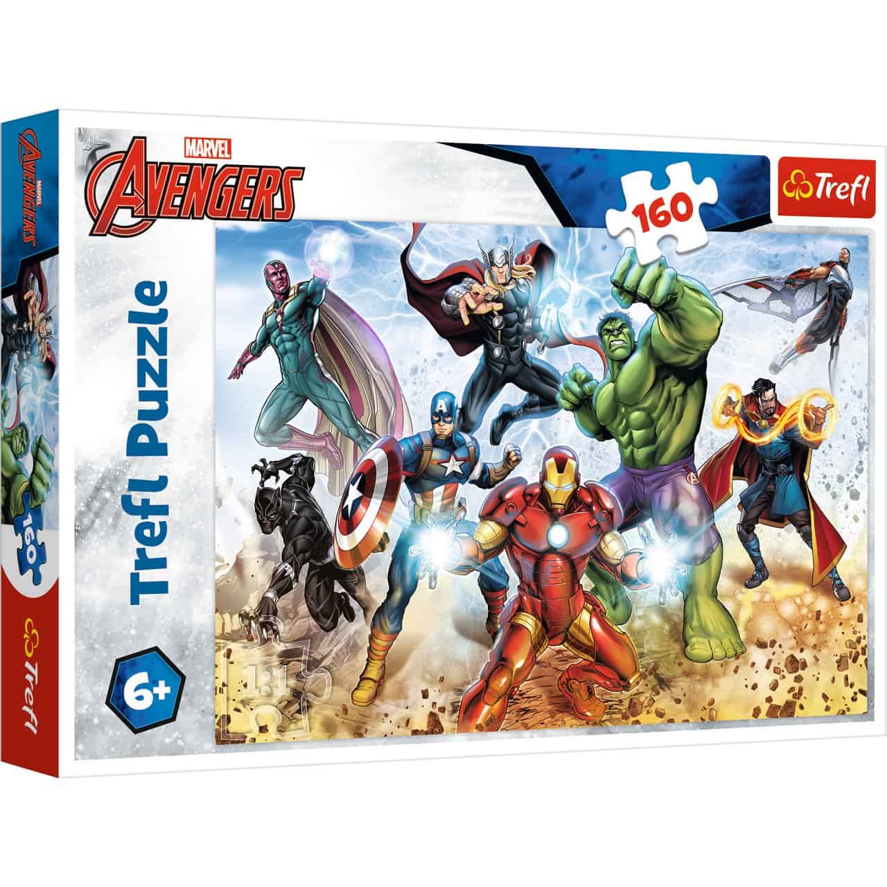 Trefl Disney Marvel, The Avengers - Puzzle 160 pieces - Kalimat Store