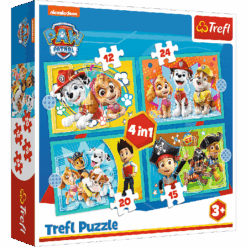 Explore the best puzzle in our collection Trefl4 in 1 – Happy Paw Patrol Team (5900511343465)