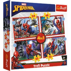Explore the best puzzle in our collection Puzzle “4in1” – The heroic Spider-Man / Disney Marvel Spiderman (5900511343847)