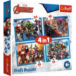 Explore the best puzzle in our collection 4 in 1 Marvel Puzzle – The Heroic Spider-Man (35, 48, 54, 70 pcs)5900511 (5900511343861)