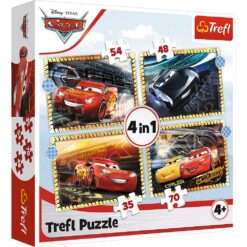 Explore the best puzzle in our collection Trefl4 Puzzles – Cars 3 –  35 pieces (5900511346084)