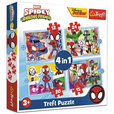 Explore the best puzzle in our collection Spiderman 4-in-1 Puzzle – Spiday and his Amazing Friends (5900511346114)