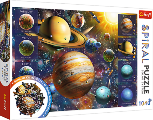 Explore the best puzzle in our collection TreflSpiral Puzzle – Solar system (5900511400137)