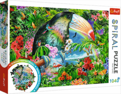 Explore the best puzzle in our collection Puzzle Tropical Animals spiral 1040 (5900511400144)