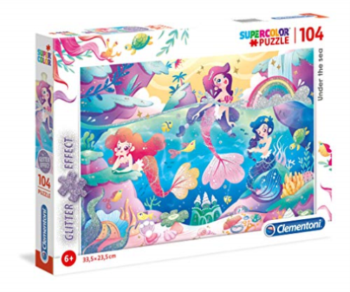 Explore the best puzzle in our collection Clementoni Jewels Puzzle for Children-Mermeids-104 Pieces (8005125201495)