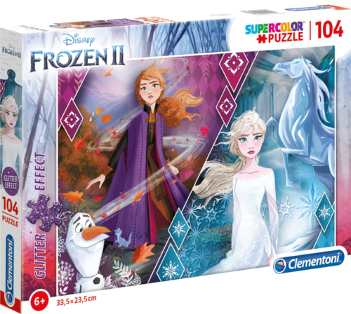 Explore the best puzzle in our collection Clementoni “Frozen 2” – 104 pieces puzzle (8005125201631)
