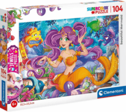 Explore the best puzzle in our collection Clementoni Puzzle Super Color Beautiful Mermaid (104 pc) (8005125201785)
