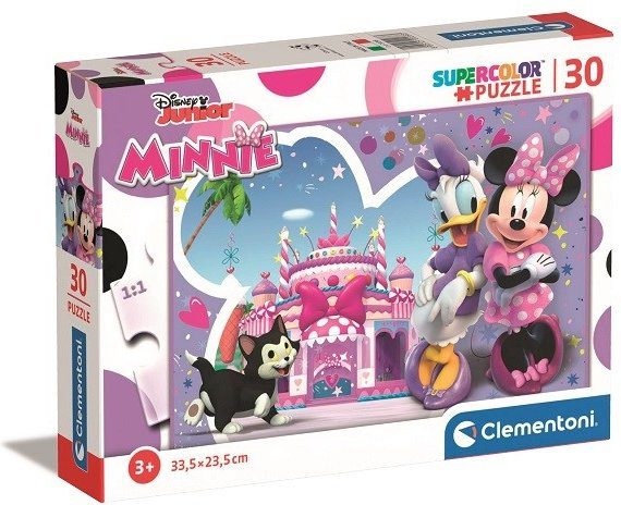 Explore the best puzzle in our collection Clementoni 30 pieces – Super colorful puzzle – Disney – Minnie Mouse (8005125202683)