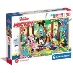 Explore the best puzzle in our collection Clementoni 30 piece puzzle – Super colorful puzzle – Disney – Mickey Mouse (8005125202690)