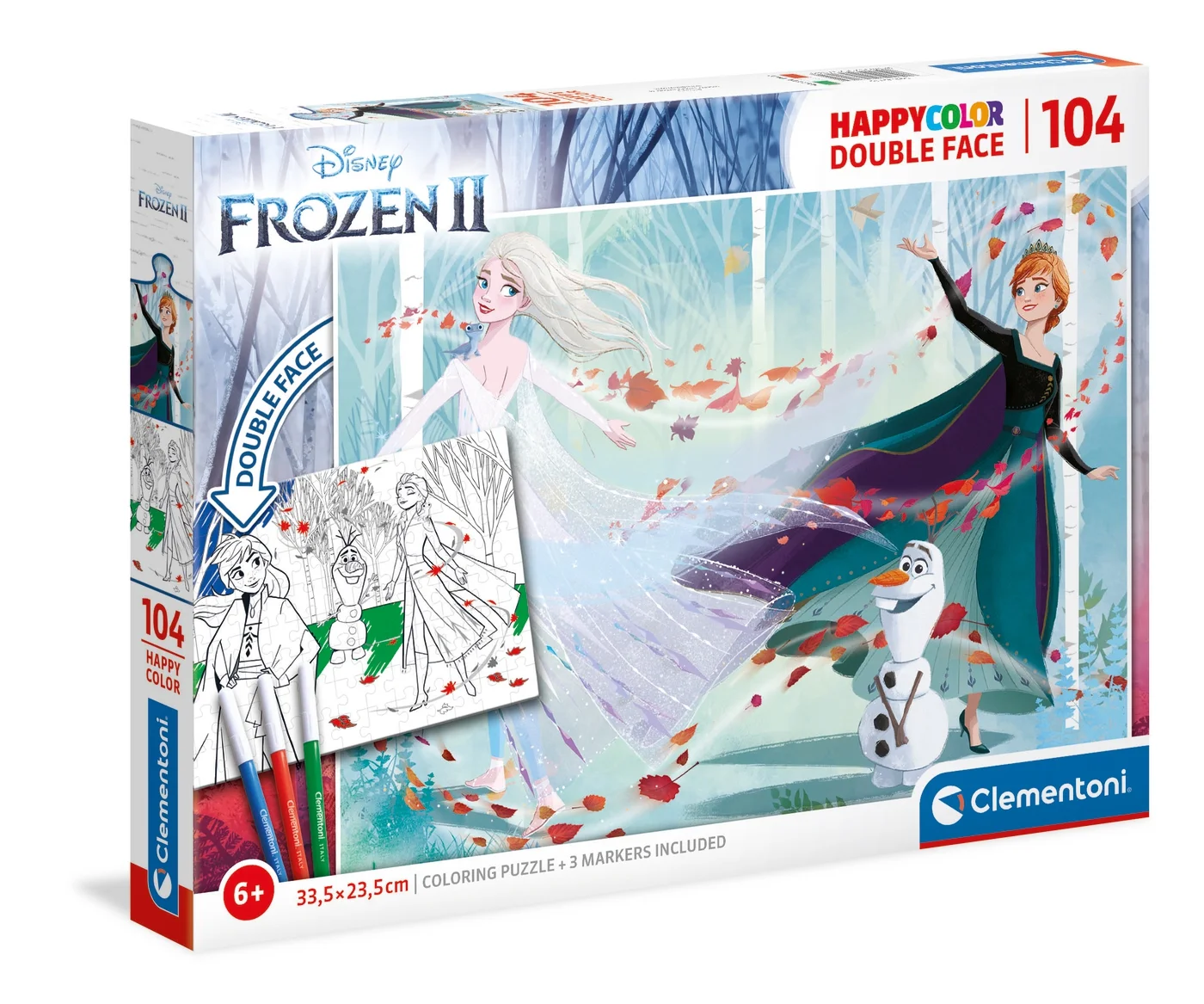 Explore the best puzzle in our collection Puzzle 104 HappyColor Double Face Frozen 2 (8005125257164)