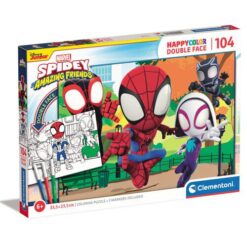 Explore the best puzzle in our collection puzzle 104 pieces HappyColor. Spidey and His Friend Clementoni (8005125257270)
