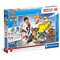 Explore the best puzzle in our collection Clementoni Puzzle Happy Color Paw Patrol (60pc) (8005125260973)