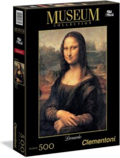 Explore the best puzzle in our collection Da Vinci “Mona Lisa”- Museum – 500pc Jigsaw Puzzle by Clementoni (8005125303632)