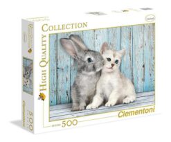 Explore the best puzzle in our collection Cat And Bunny Puzzle Set 500-Piece (8005125350049)