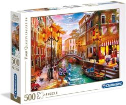 Explore the best puzzle in our collection Clementoni Puzzle  Sunset Over Venice 500 Pcs (8005125350636)