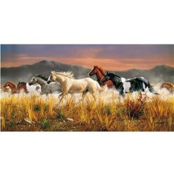 Explore the best puzzle in our collection Jigsaw Puzzle – 13200 Pieces – Herd of Horses (8005125380060)