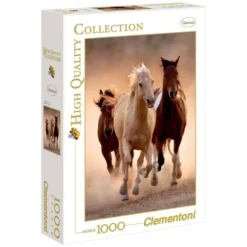 Explore the best puzzle in our collection Clementoni running horses puzzle 1000pcs (8005125391684)