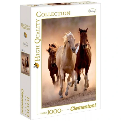 Explore the best puzzle in our collection Clementoni running horses puzzle 1000pcs (8005125391684)