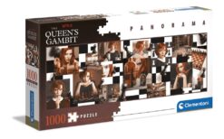 Clementoni Puzzle 1000pieces panorama Gambit Queen's Gambit. Netflix