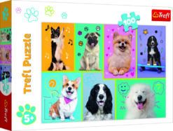 Explore the best puzzle in our collection TREFL Puzzle In the dogs world, 100 psc (5900511164213)