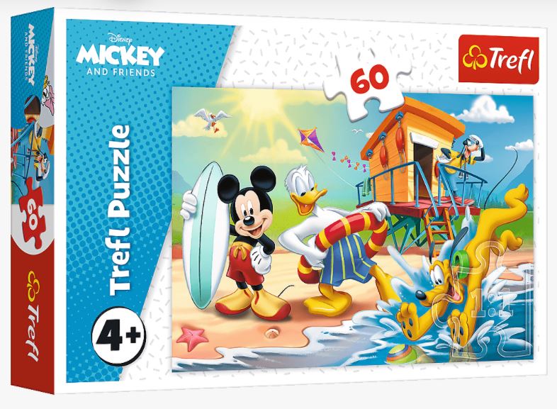 Explore the best puzzle in our collection Trefl Interesting day for Mickey and friends – Puzzle 60 pieces (5900511173598)