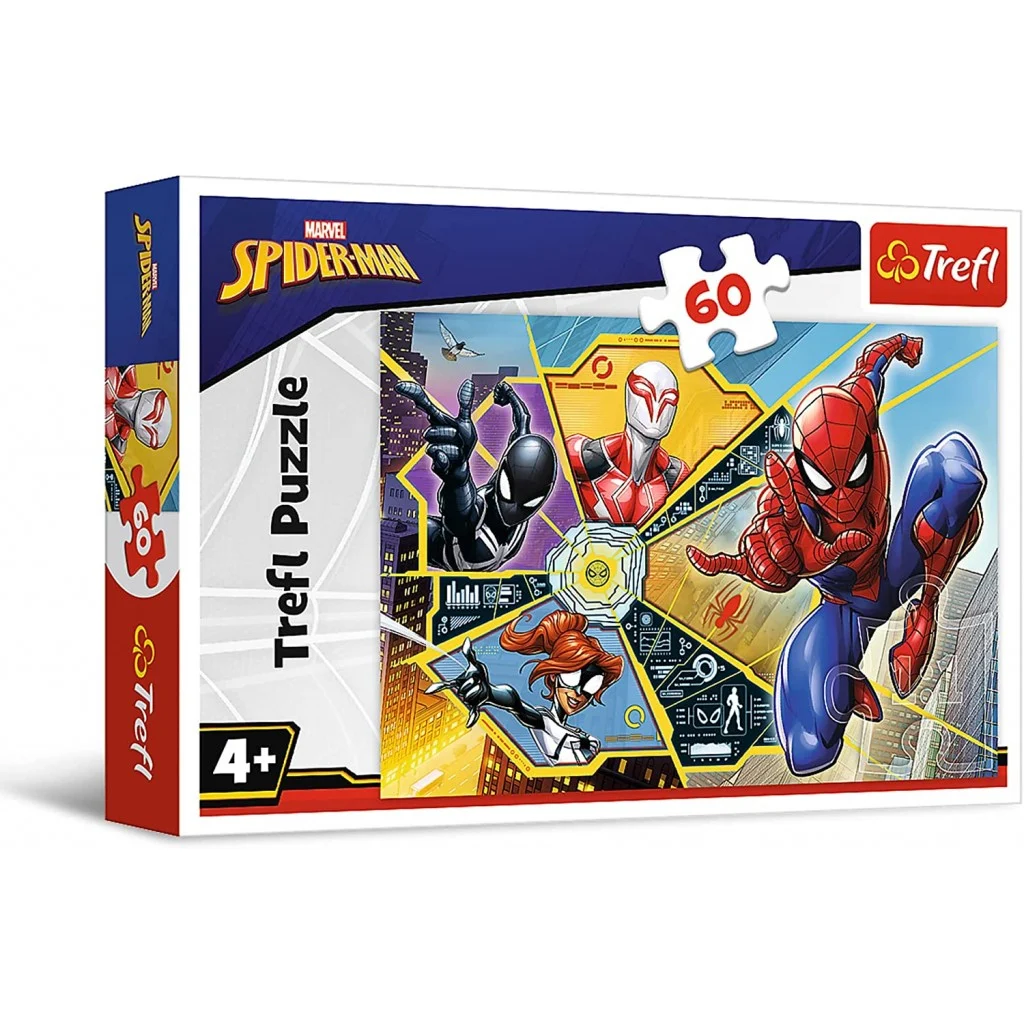 Explore the best puzzle in our collection Trefl Spiderman 60 piece puzzle (5900511173727)