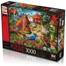 Explore the best puzzle in our collection Bird House Gardens 3000 piece jigsaw puzzle (8681842230033)